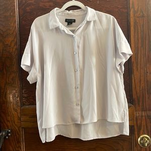 Rachel Zoe short-sleeved button-down size medium.